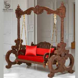 Wooden Jhula for Home with Stand