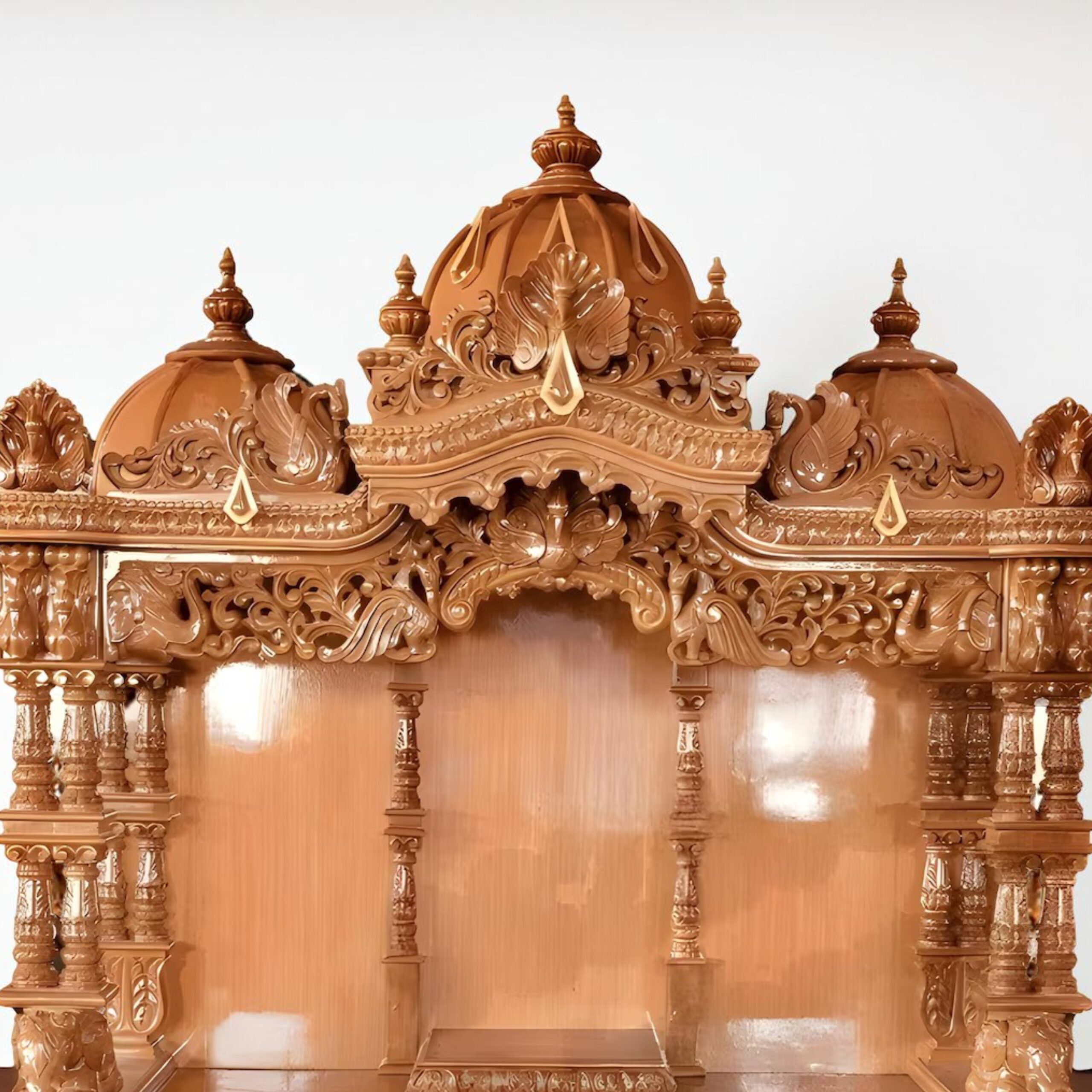 Big Size Mandir for Home in Traditional Style