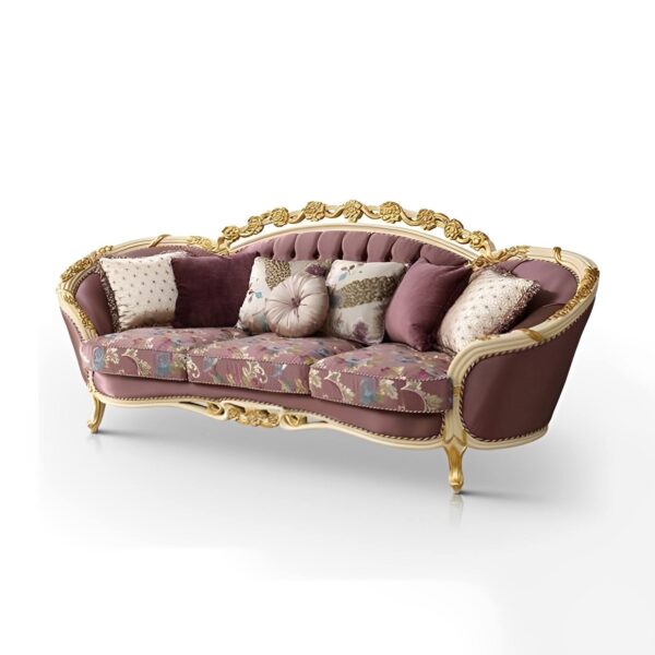 Royal European Wooden Sofa Set 5 seater