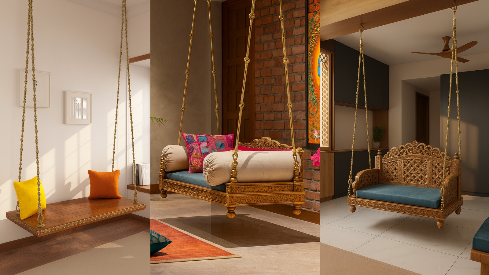 Hanging Jhoola Designs for Your Living Room