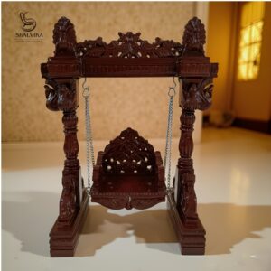 Laddu Gopal Ji Jhula in Teak Wood