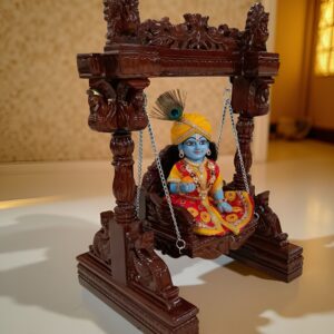 Laddu Gopal Ji Jhula in Teak Wood