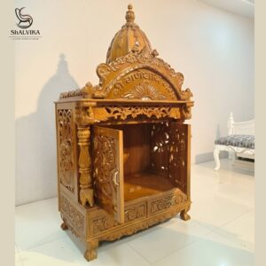 Mandir with Door for Home