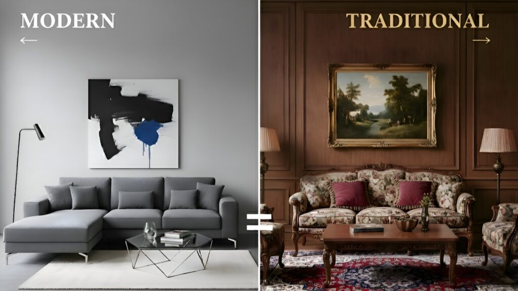 Modern vs Traditional Sofa Sets