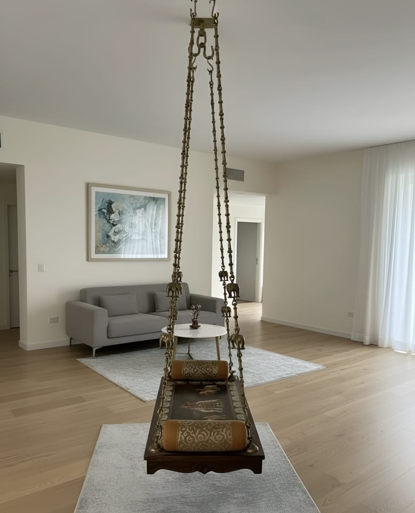 Teak Wood Oonjal Swing - Image 5