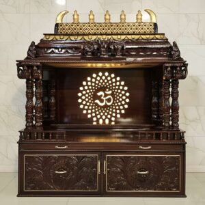 South Indian Wooden Mandir for God