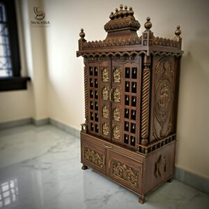 Wooden Pooja Mandir Designs for Home with Price