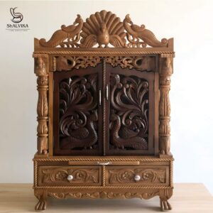 Wood Mandir with Door