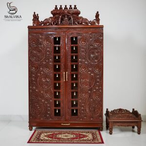 Home Temple Design in South Gopuram Style by Shalvika Living