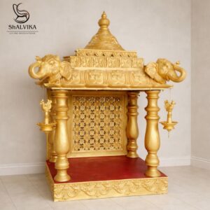 Wooden Devghar Mandir for Home