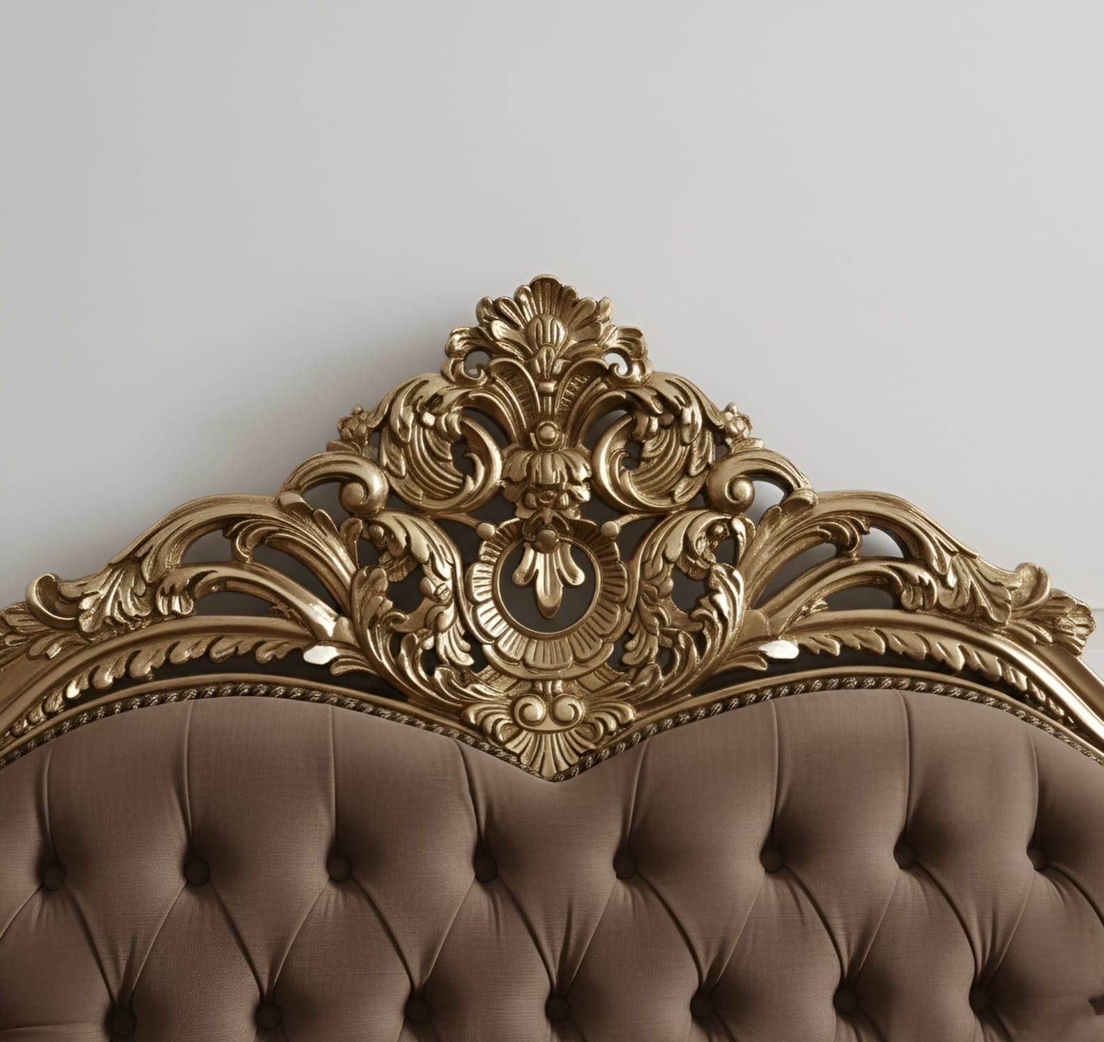 Wooden Royal Sofa Set with Antique Gold Finish by Shalvika Living