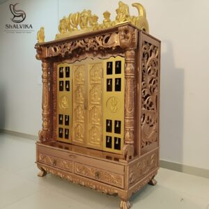 Wooden Venkateshwar Temple for Home