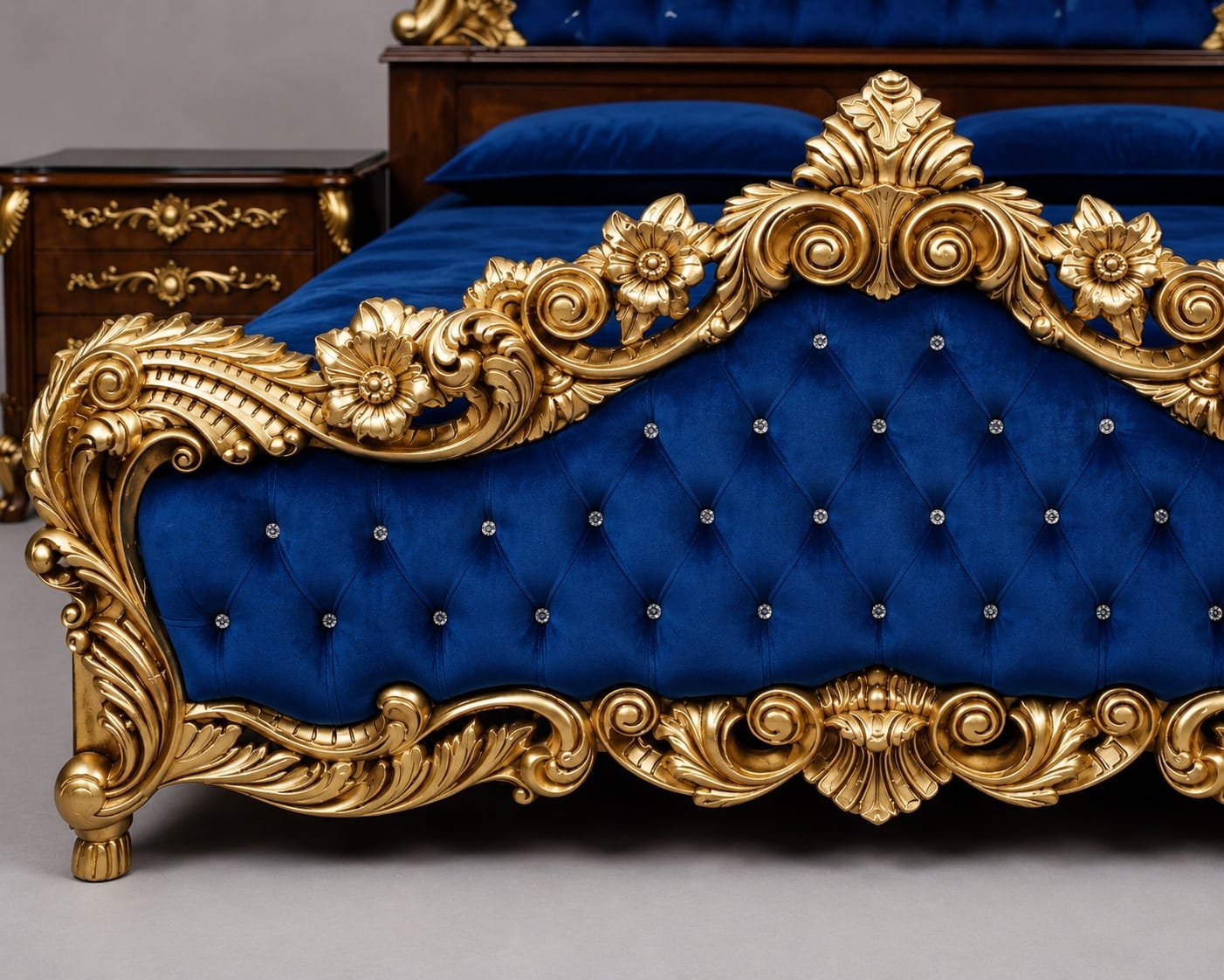 Fully Carved Wooden Carved Bed Design by Shalvika Living