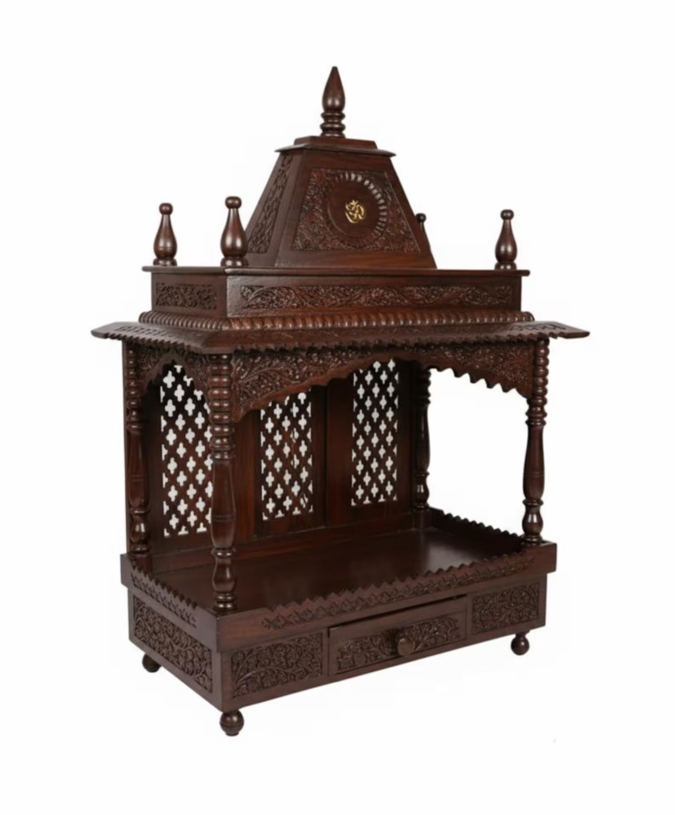 Temple for Home Designs in Sheesham Wood - Image 5