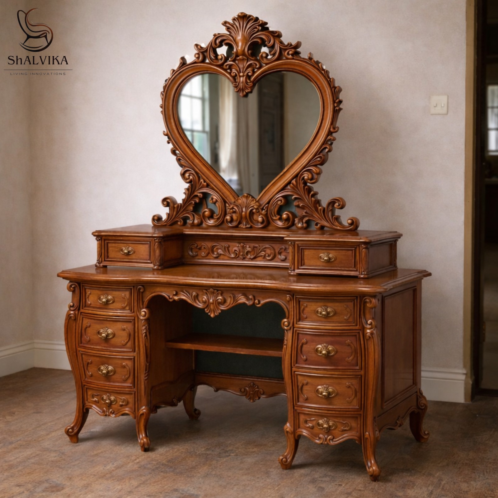 Dressing Design Wooden by Shalvika Living Innovations