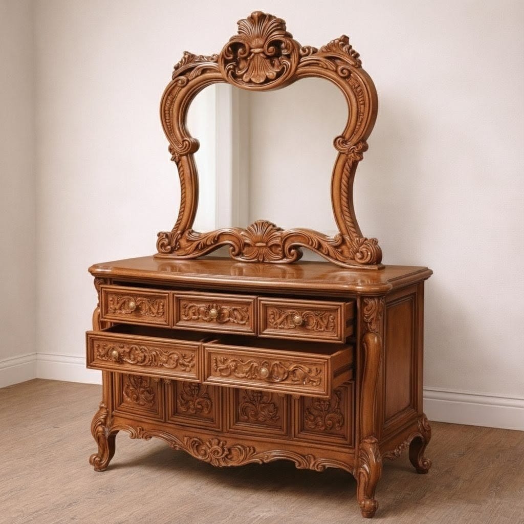 Solid Wood Dressing Table