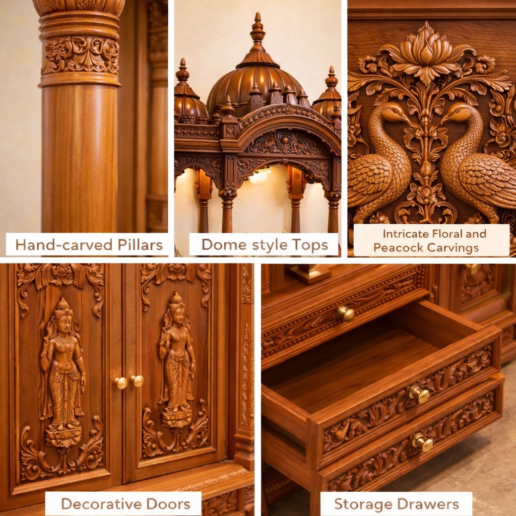Traditional Wooden Temple Designs​