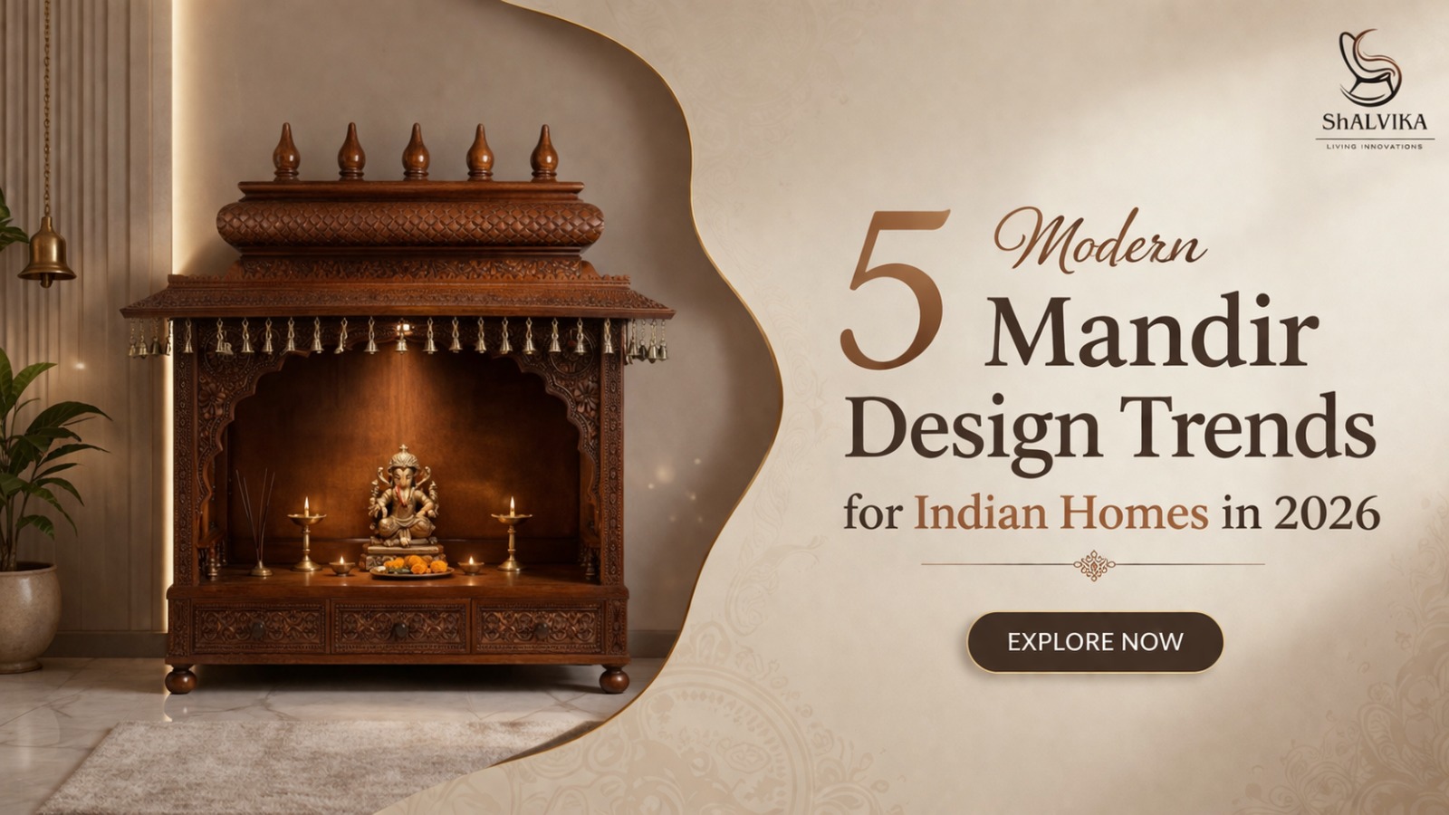 5 Modern Mandir Design Trends for Indian Homes in 2026