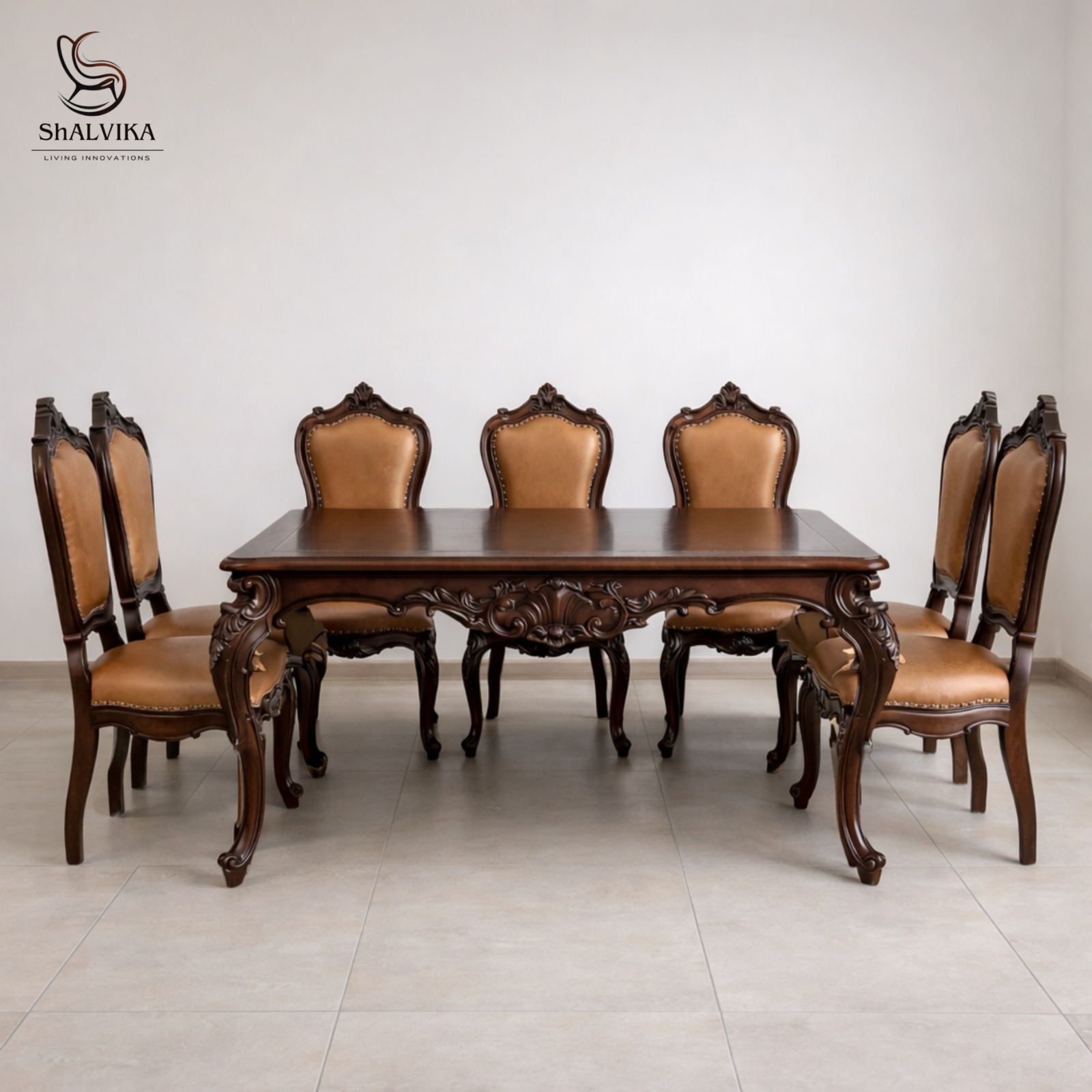 Latest Design of Wooden Dining Table Set by Shalvika Living Innovations