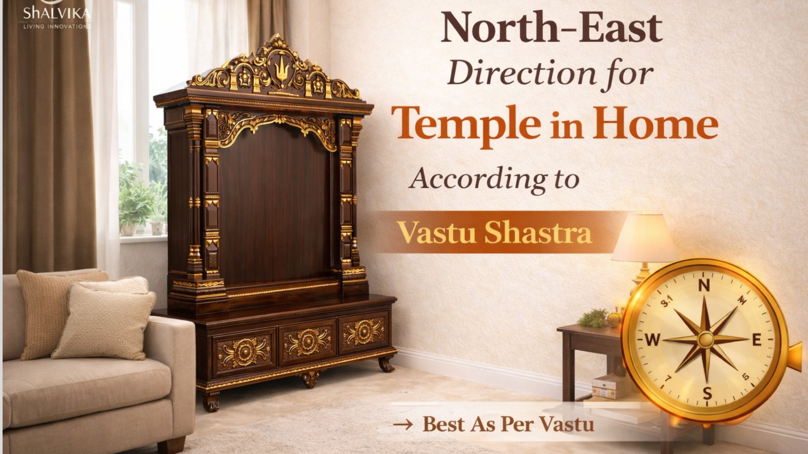North east Direction for Temple in Home as per Vastu Shastra