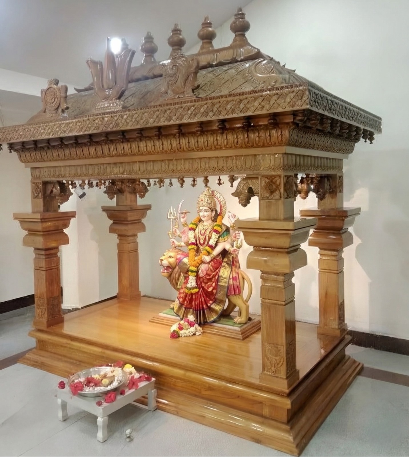 Open Temple Design for Navratri
