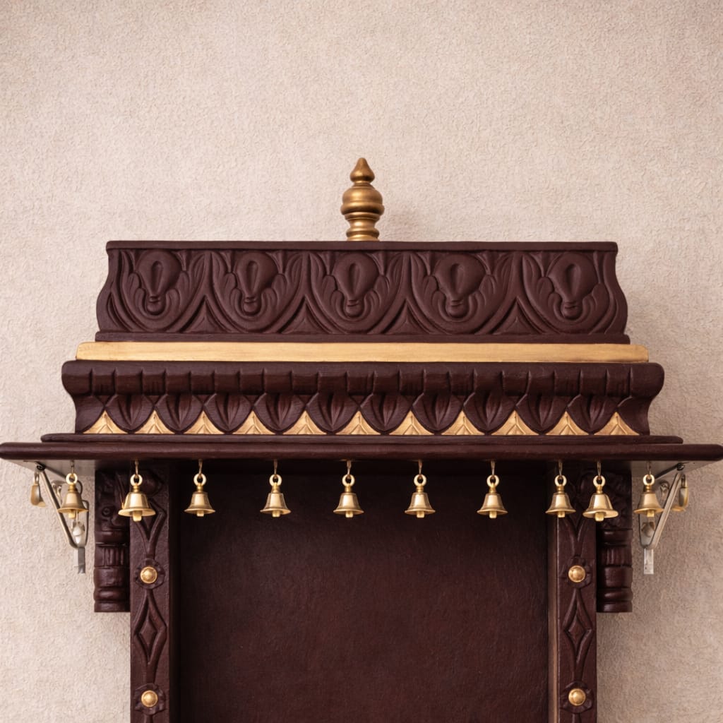 Bells Wall Hanging Mandir for Home