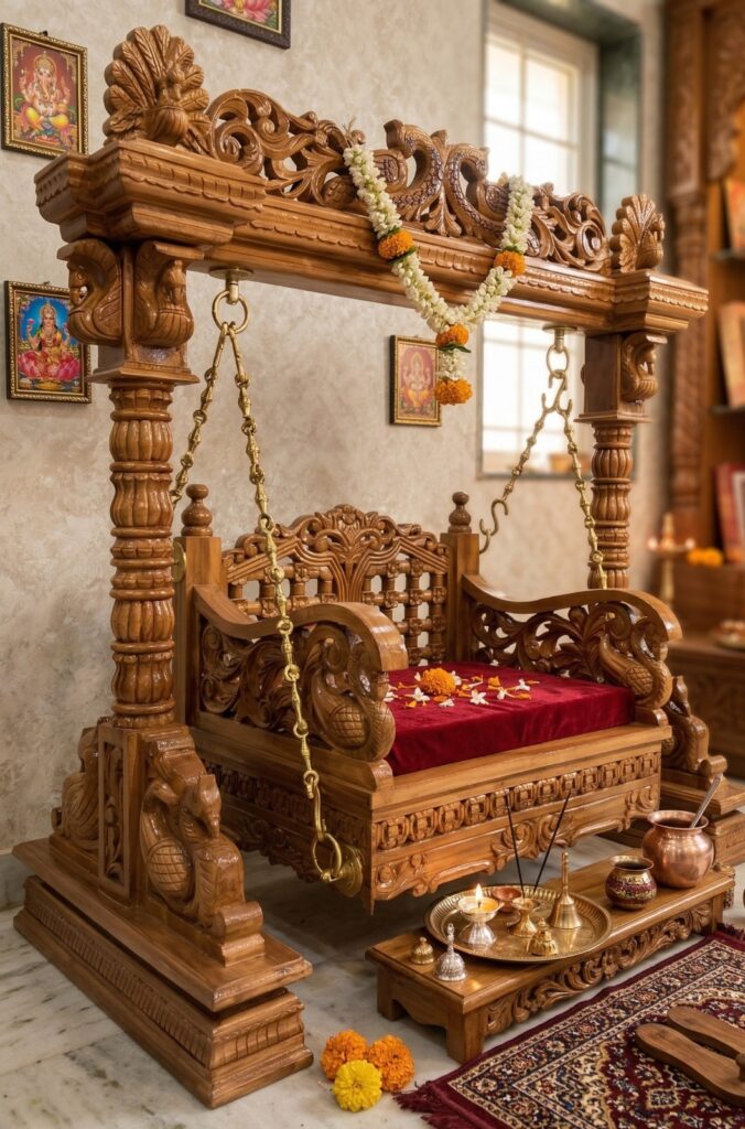 Biggest Laddu Gopal Jhula by Shalvika Living