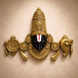 Handcrafted Lord Balaji Wall Hanging for Home & Temple