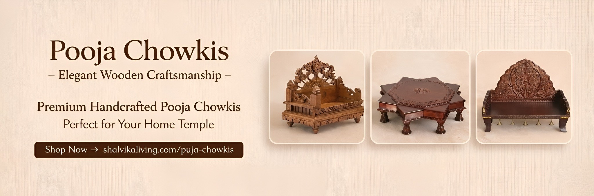 Pooja Chowki Design By Shalvika Living