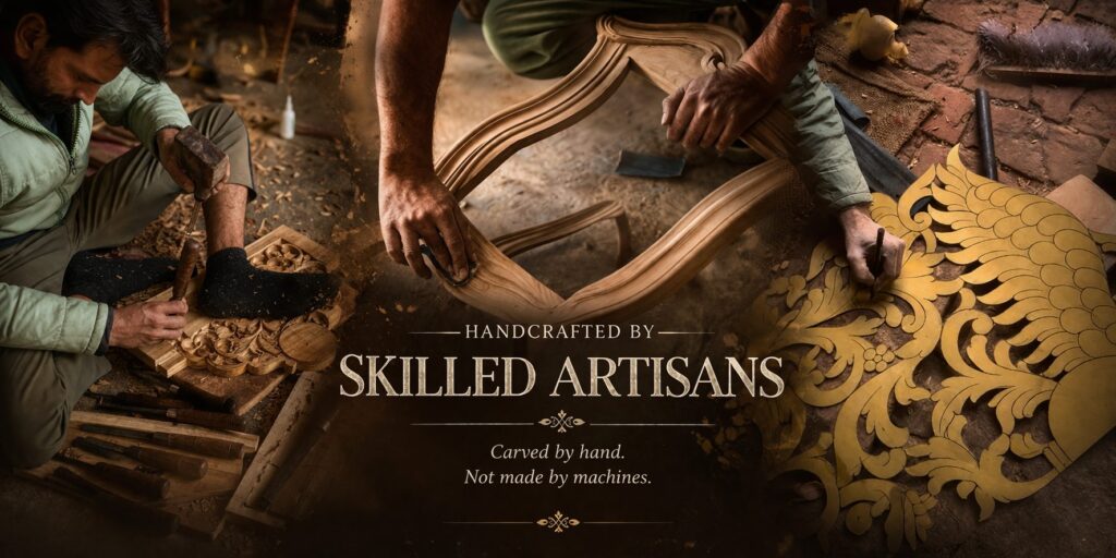 Crafted by Saharanpur Artisans with Real Skill