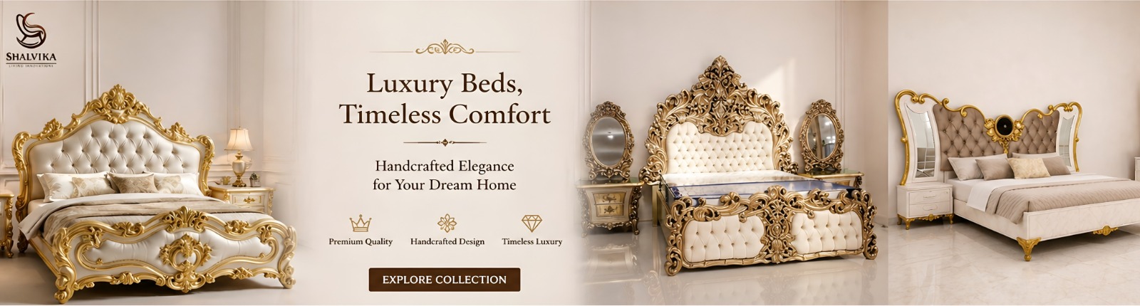 wooden luxurious bed designs by shalvika living