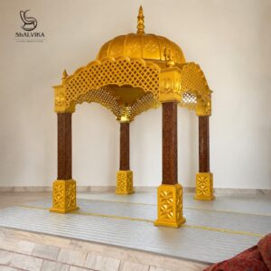 Royal Golden Palki Sahib for Guru Granth Sahib Ji