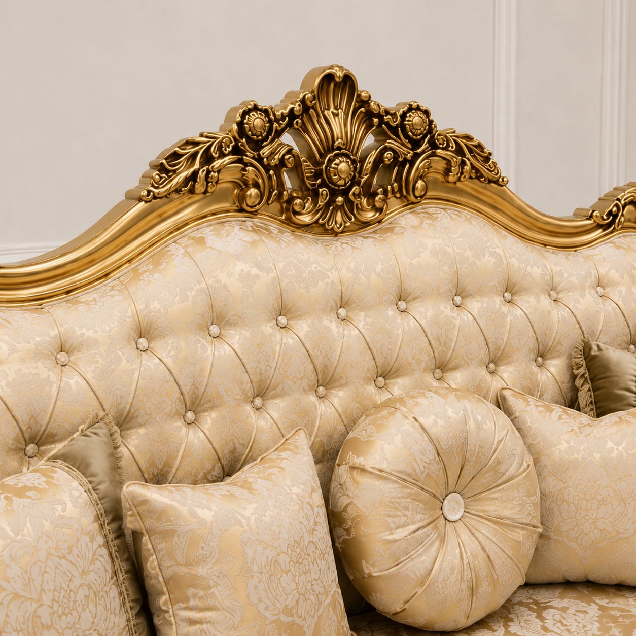 Luxury Sofa Set Design with Royal Carving and Premium Finish