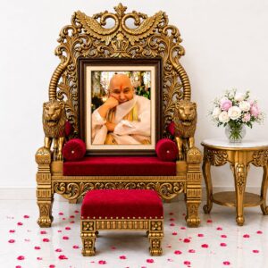 Premium Royal Guruji Chair for Ashram and Satsang