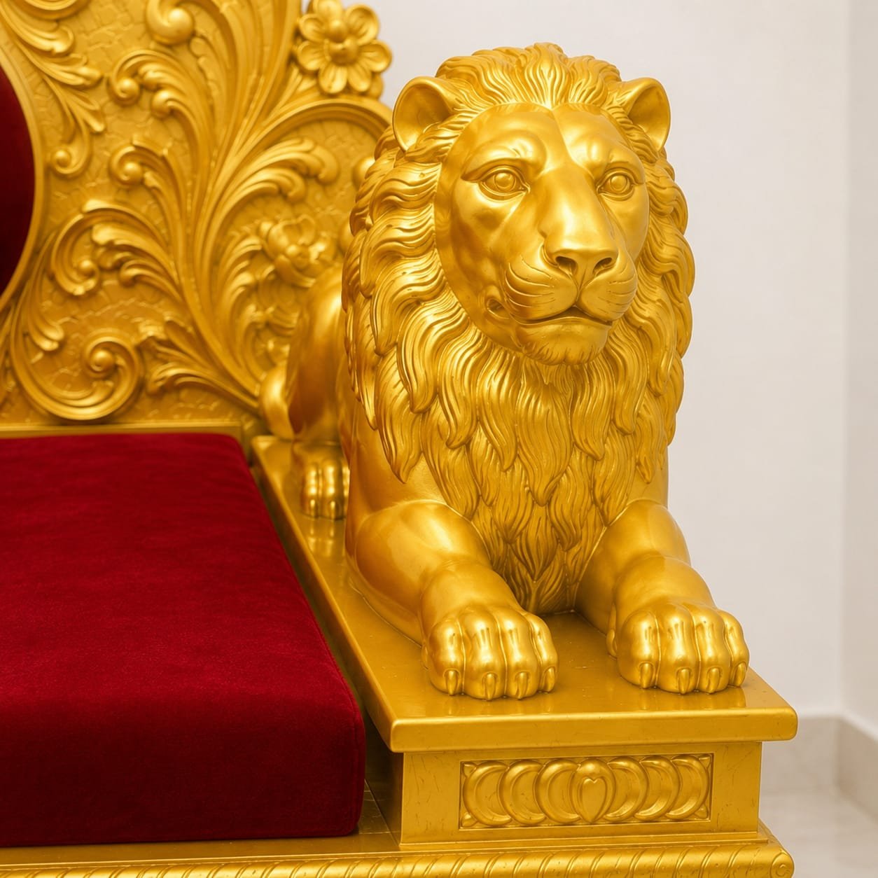 Lion Design Guru Ji Chair (Gaddi) Design