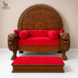 Maharaja Style Singhasan for Guruji by Shalvika Living