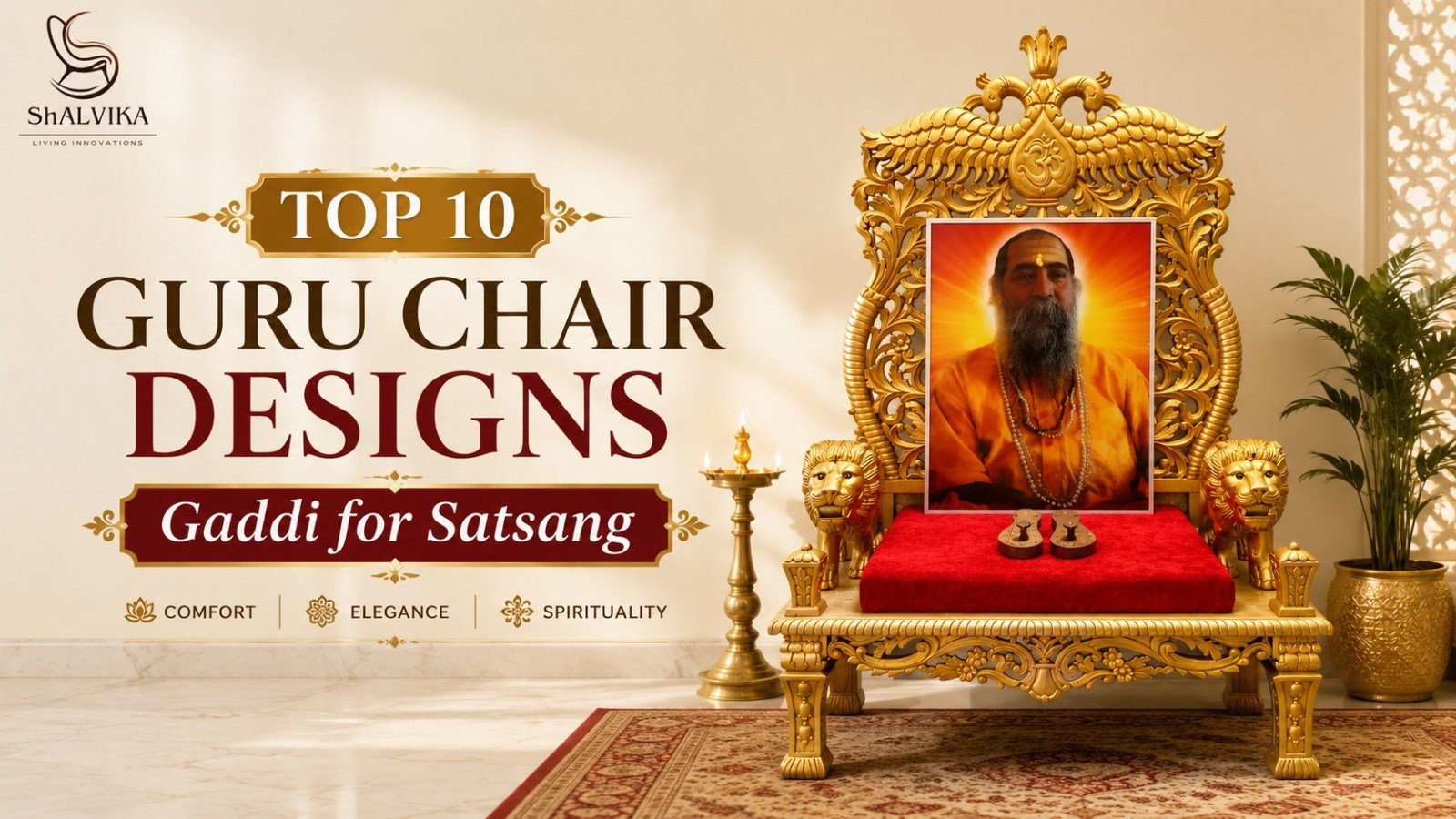 Top 10 Guru Chair Designs Gaddi for Satsang