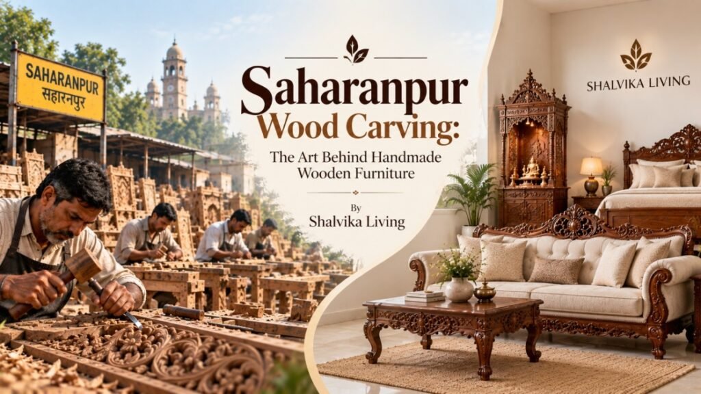 Saharanpur Wood Carving The Art Behind Handmade Wooden Furniture By Shalvika Living