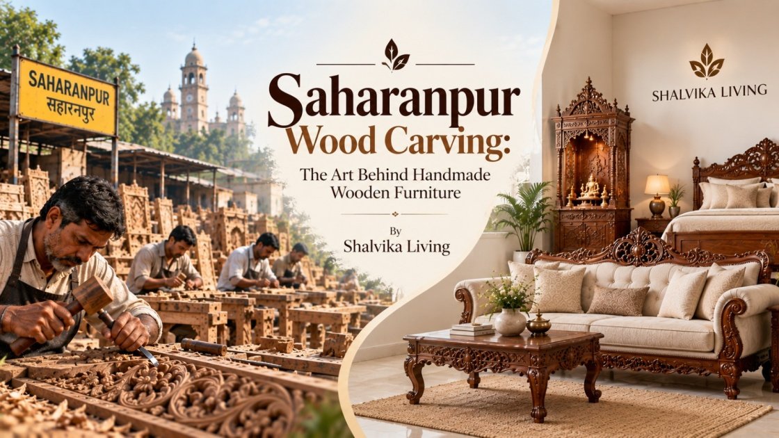 Saharanpur Wood Carving The Art Behind Handmade Wooden Furniture By Shalvika Living