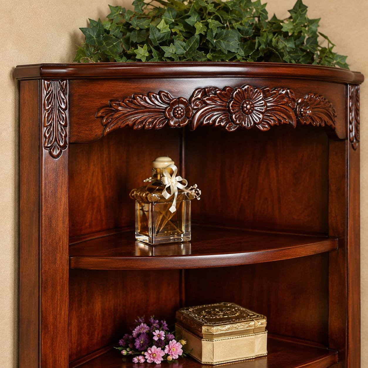 Corner Wall Shelf Wooden for Home