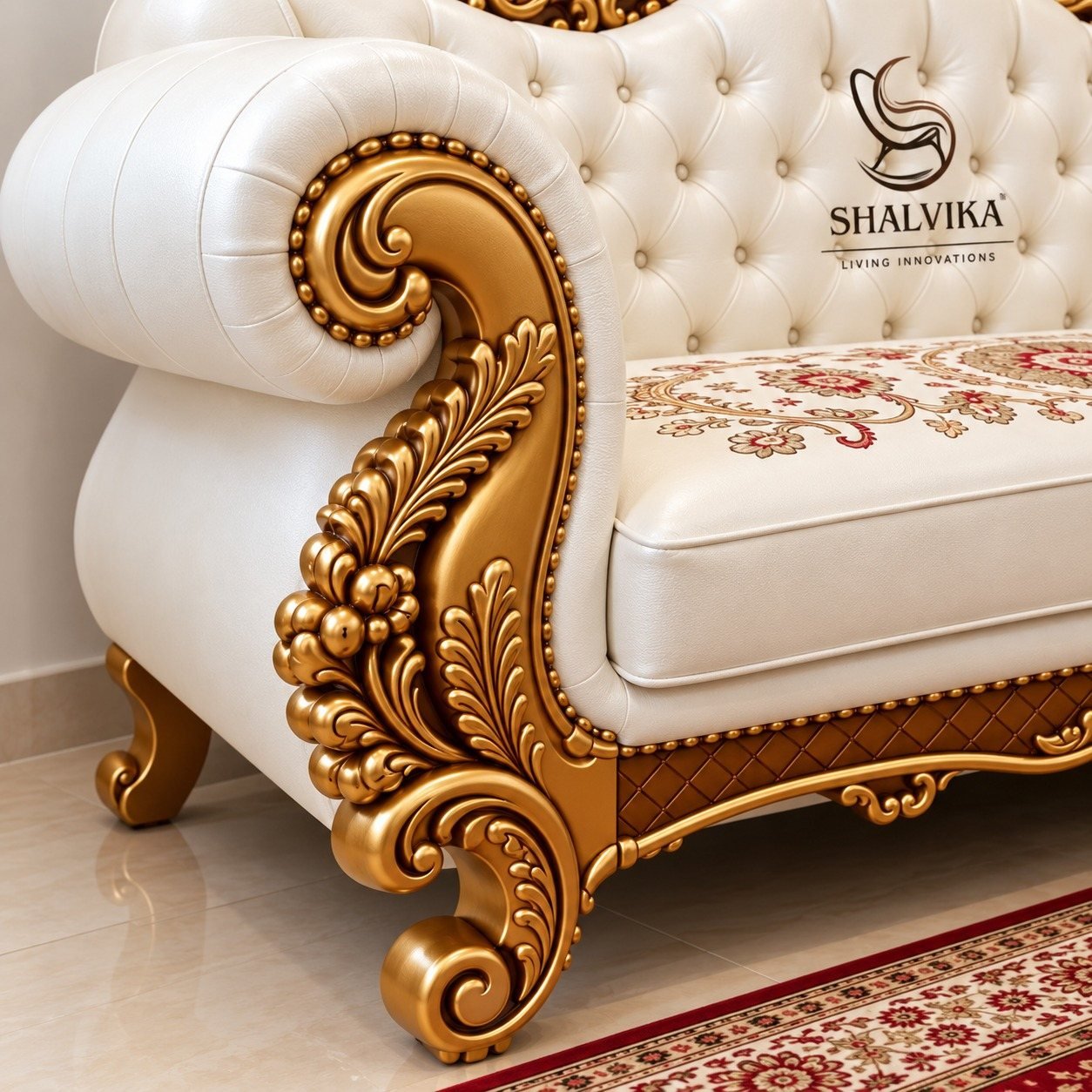 Handcrafted 2 Piece Couch Set for Home
