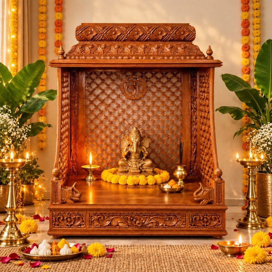 Premium 7 Home Temple Ideas for Ganesh Chaturthi